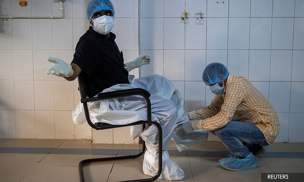 Last doctor standing as pandemic pushes Indian hospital to brink