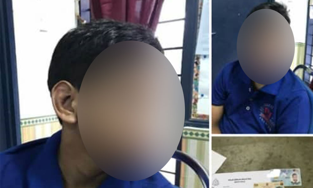 Hati abang luluh tengok adik OKU ditumbuk, diludah