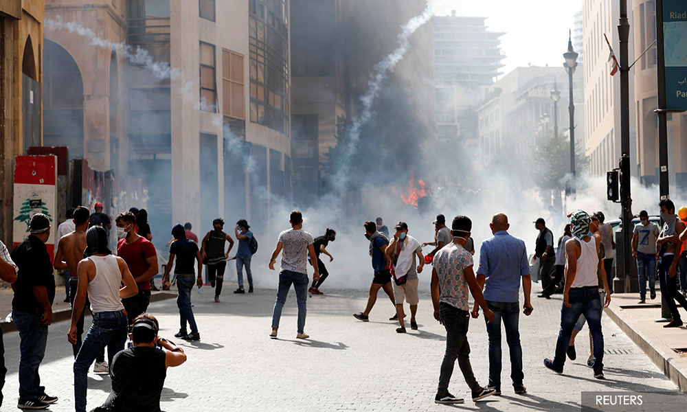 Lebanese Protesters Storm Ministry Buildings As Anger Over Beirut Blast Grows 