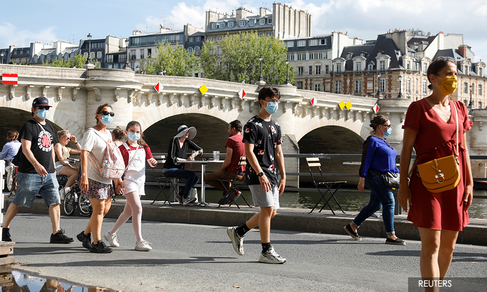 France plans masks at work as daily Covid-19 cases surpass 3,000