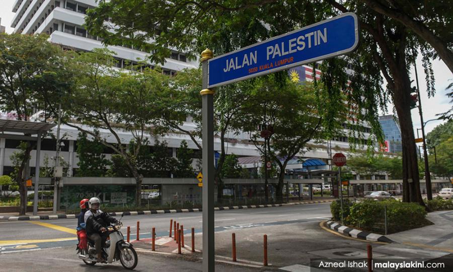 Malaysiakini Jalan Raja Laut 1 Renamed As Jalan Palestin