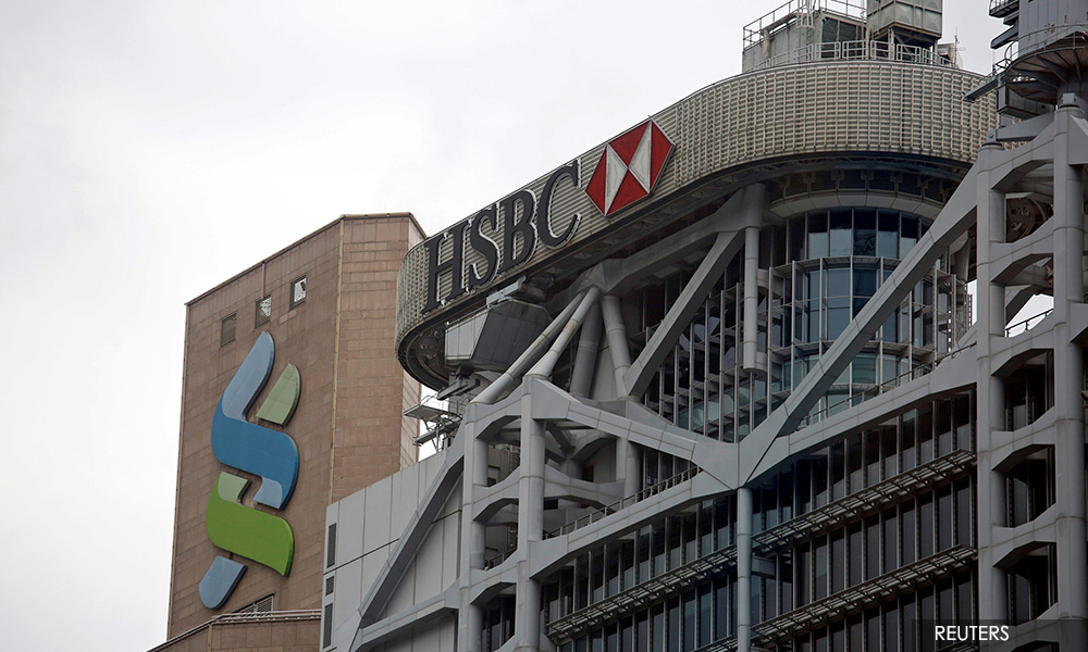 HSBC HK shares drop to lowest since 1995, StanChart falls after 'FinCen' leak