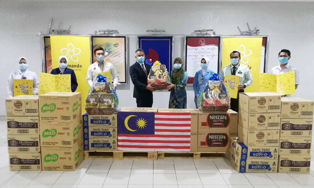 Alamanda sumbang bekalan makanan bernilai RM10,000 kepada Hospital Putrajaya