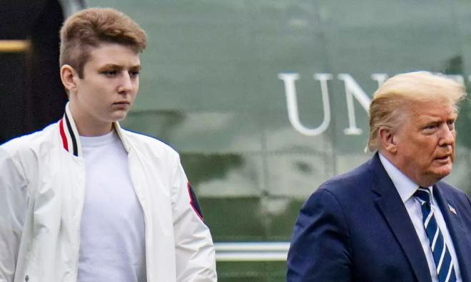Donald Trump's son Barron tested positive for Covid-19, says Melania