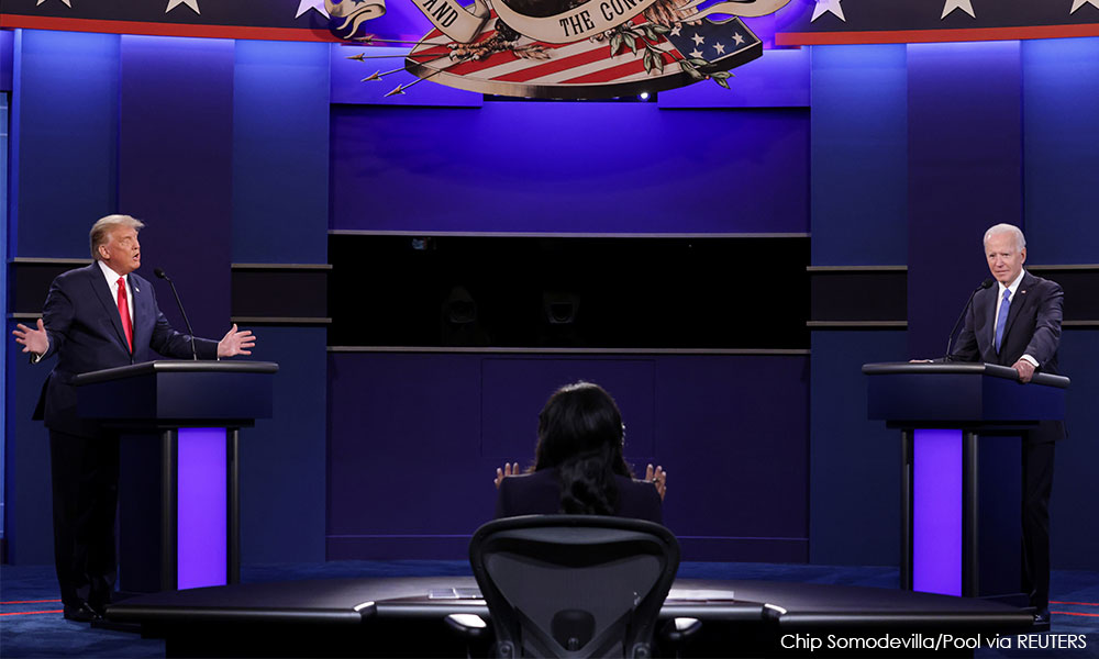 Trump and Biden clash on pandemic, trade personal jabs at final debate
