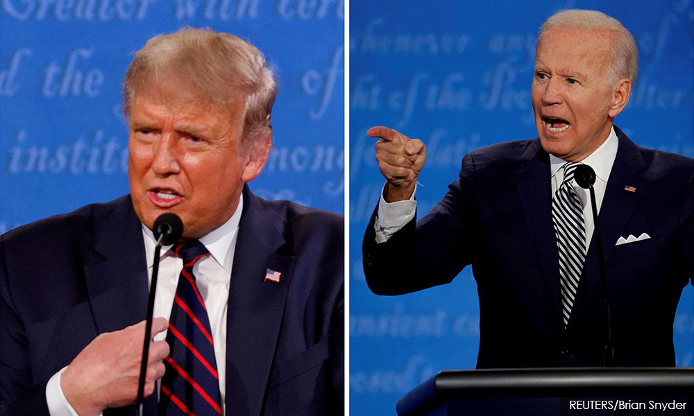 Betting market odds flip to favour Trump over Biden in US election