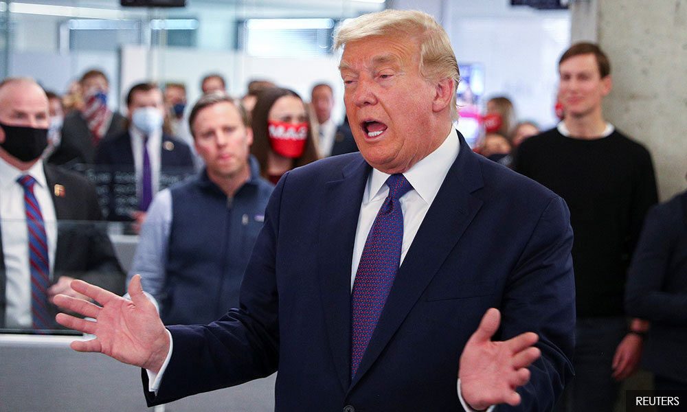 Trump leads in Florida and other battlegrounds, but Biden voices confidence
