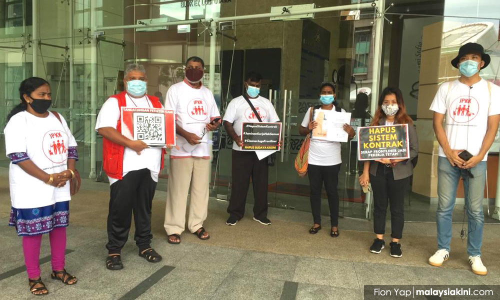 Activist group urges govt to abolish labour outsourcing to safeguard workers' rights