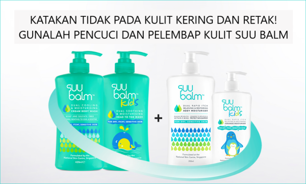 Kelegaan Kulit Kering Dan Sensitif Dengan Suu Balm