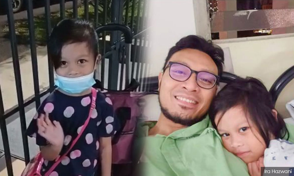 5-year-old Covid-19 patient reunited with dad at HKL after solo ambulance ride