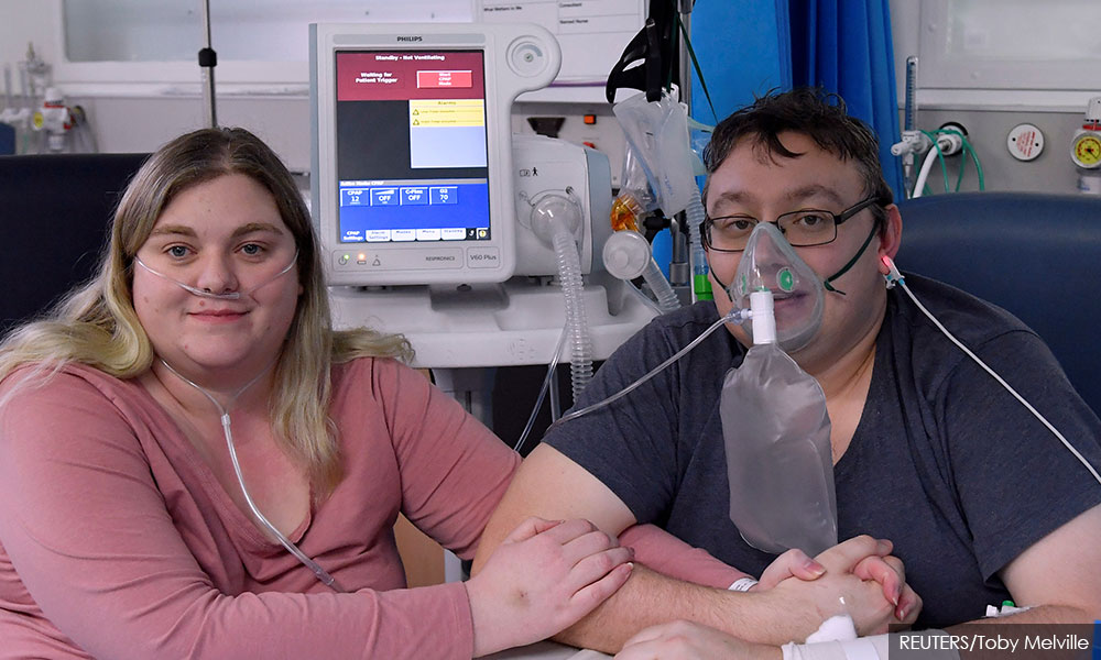 Sick couple ties the knot in UK Covid-19 ward