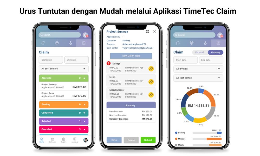 Sistem Tenaga Kerja TimeTec (Siri 5 - 6) - Menguruskan tuntutan dengan mudah melalui aplikasi pintar