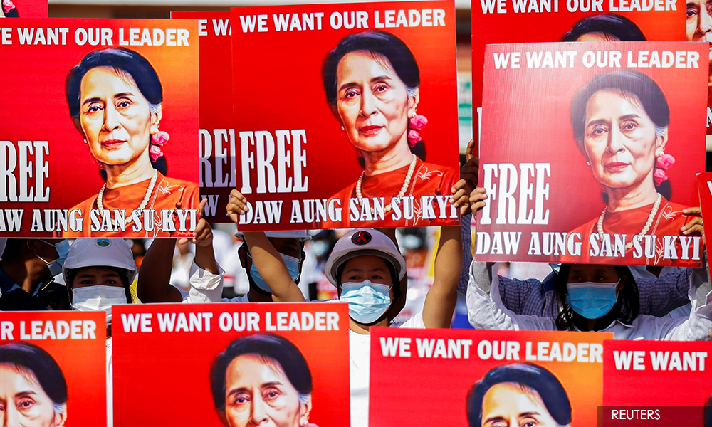 Myanmar junta says Suu Kyi accepted illegal payments of US$600k, plus gold