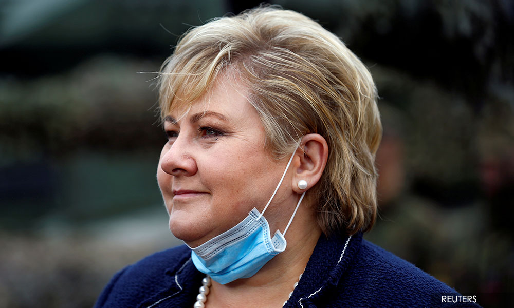 Norwegian PM fined by police over coronavirus rules violation