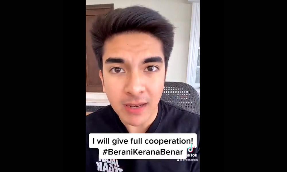 Custodial death: Syed Saddiq under probe over video calling for justice