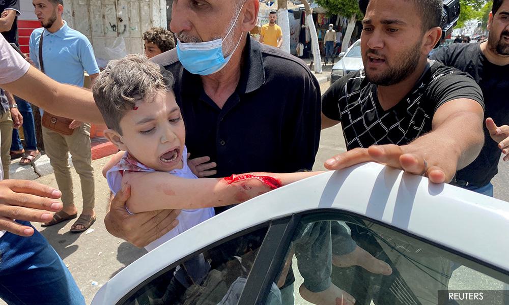 Dozens dead as Israel and Hamas escalate aerial bombardments
