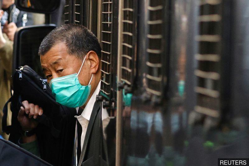 HK security chief threatens tycoon Lai's bankers with jail if they deal in his accounts