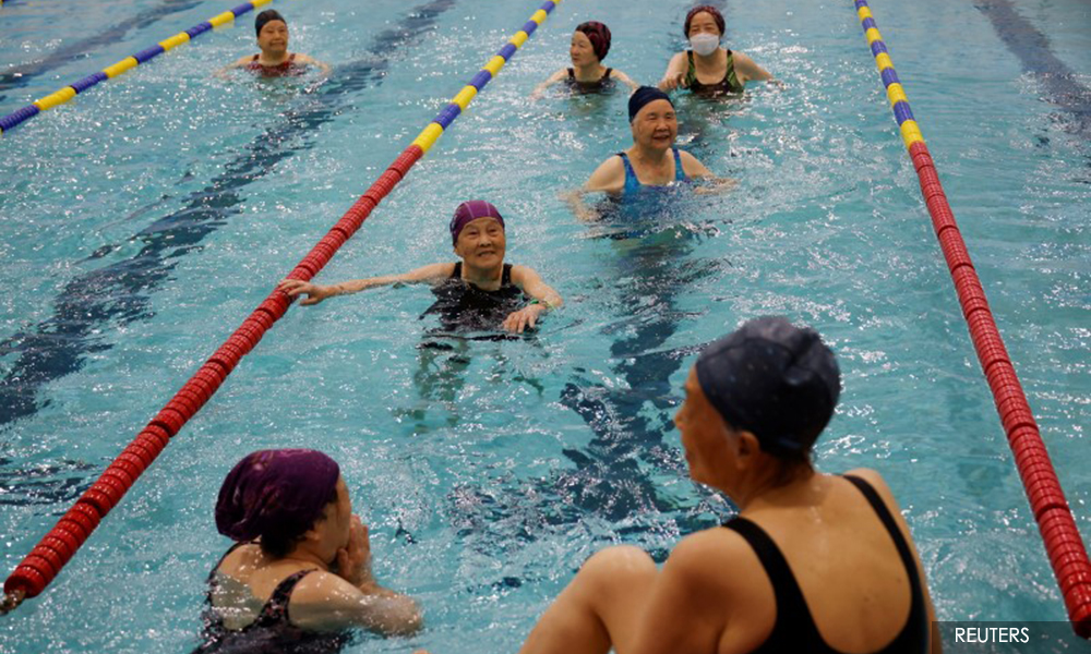 'I am alive again': Vaccinated S Korean grannies enjoy a splash