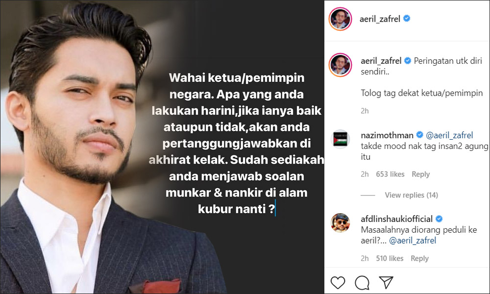 'Wahai pemimpin negara, dah sedia nak jawab soalan Munkar dan Nakir nanti?'