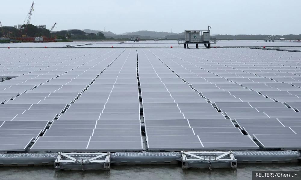 S'pore unveils one of the world's biggest floating solar panel farms