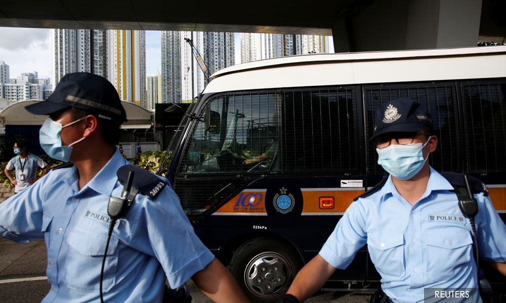 First person charged under HK security law found guilty of terrorism, inciting secession