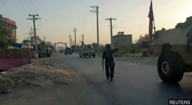US says it is up to Afghans to defend country as Taliban advances