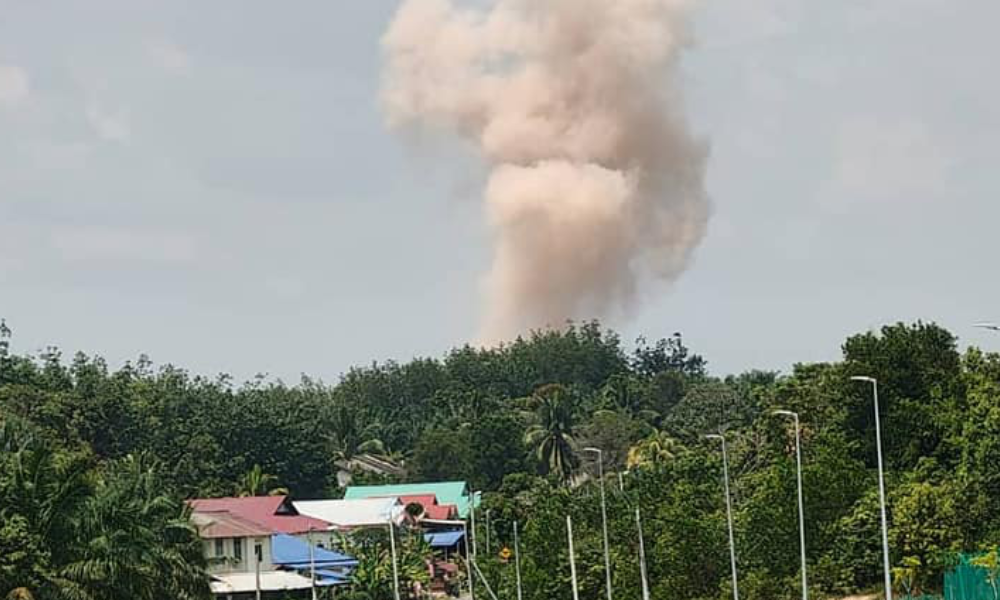 Cops dispose of WWII bomb in Pahang