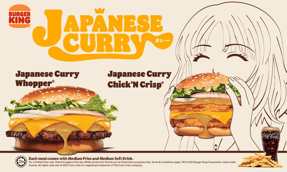 Burger King Japanese Kare Licious Burgers