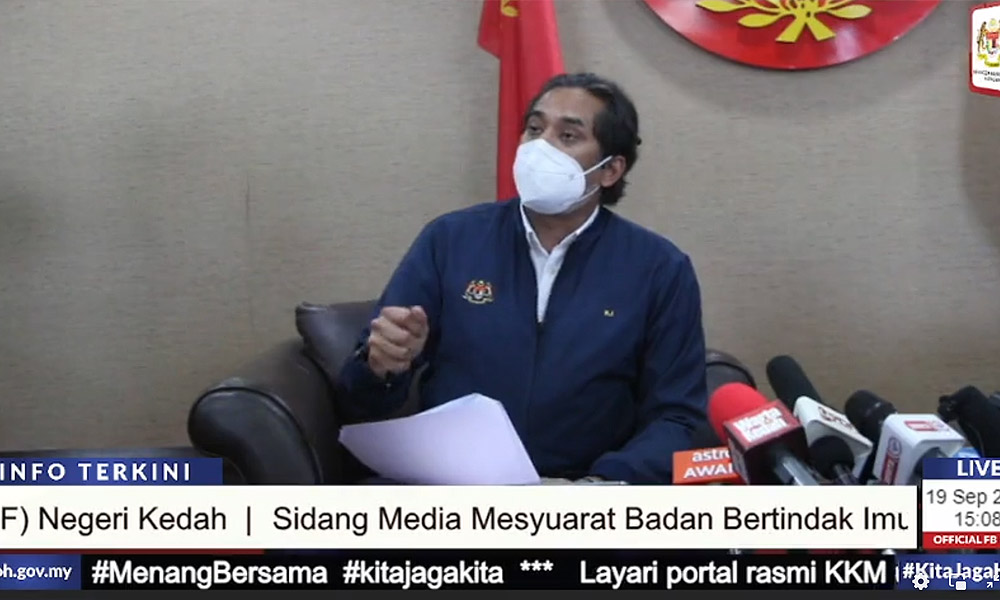 Khairy: Early October target for third dose of Covid-19 vaccine