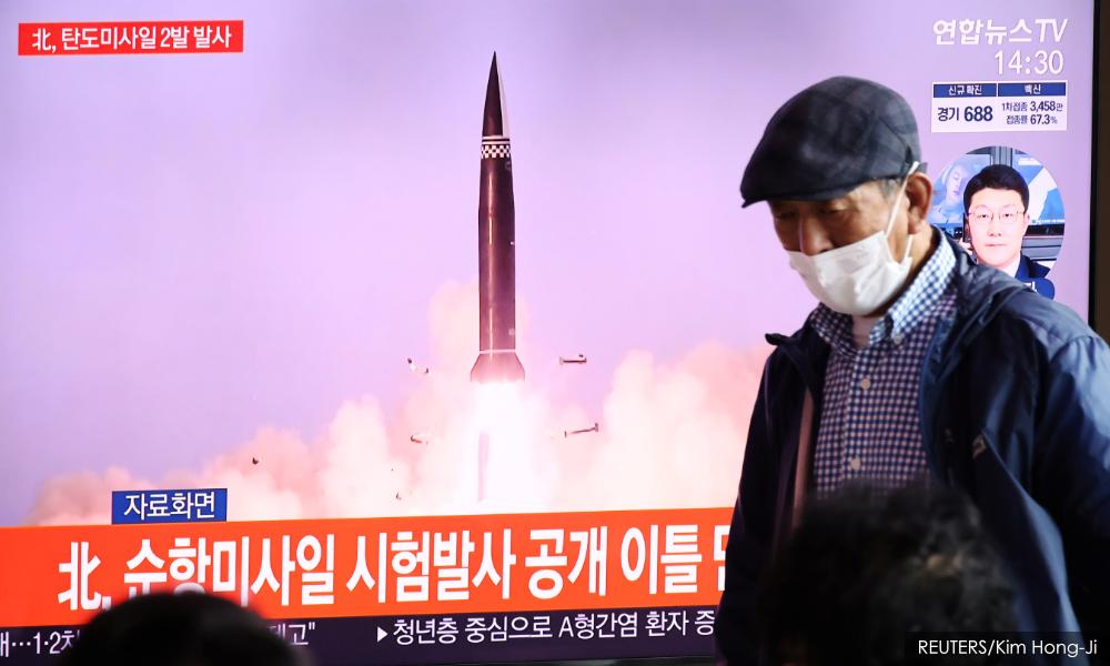 Neighbours condemn 'outrageous' N Korea ballistic missiles test