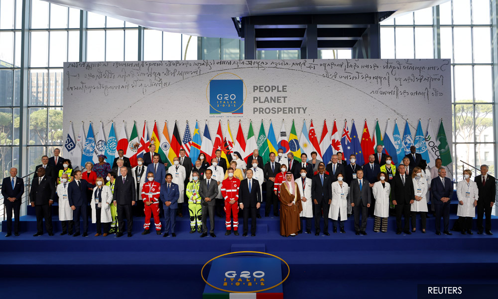 G20 leaders endorse tax deal, pledge more vaccines for the poor