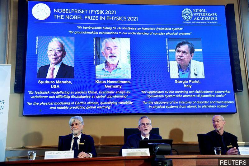 Trio win physics Nobel for work on understanding climate change