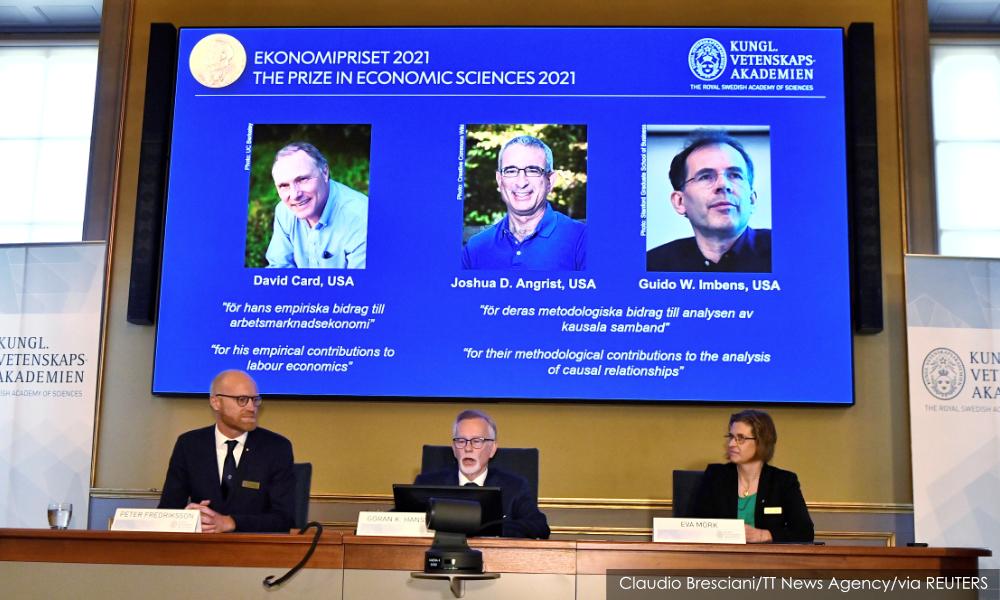 Trio win 2021 Nobel economics prize