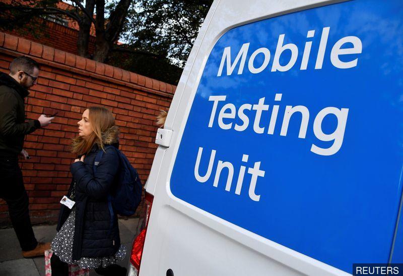 Britain reports highest weekly Covid-19 cases since July