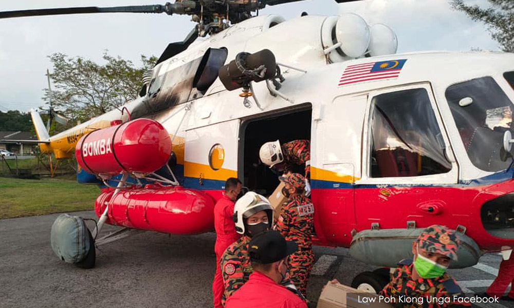 Sabahan firefighter traverses Miri airspace to help out Sarawakians