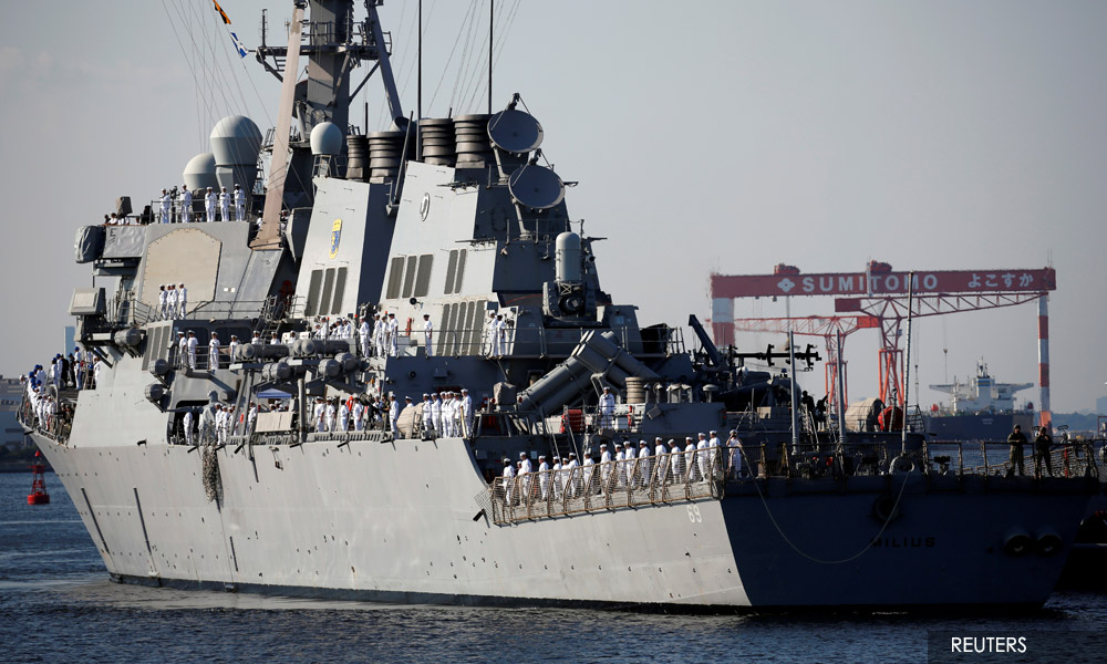 US warship again transits sensitive Taiwan Strait