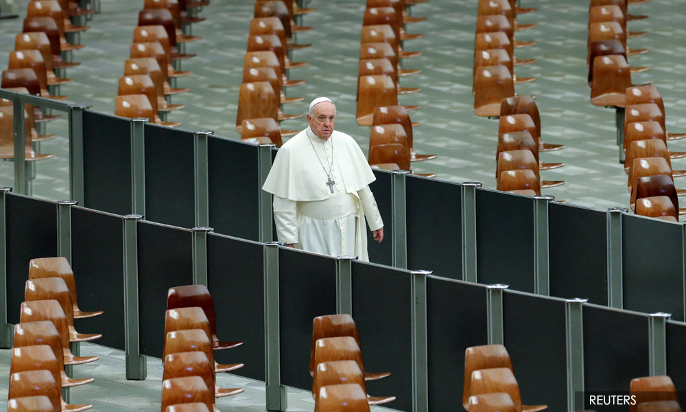 Domestic violence against women 'almost satanic' - Pope Francis