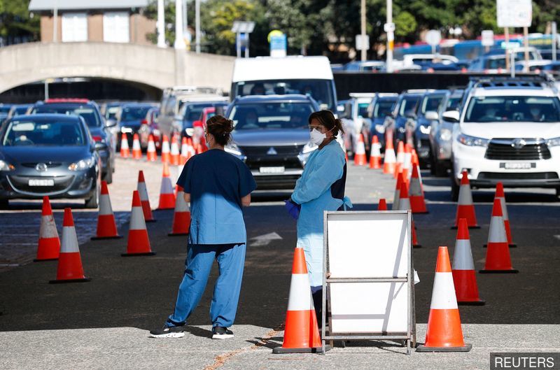 New Australian Covid-19 cases dip, but hospitalisations rise