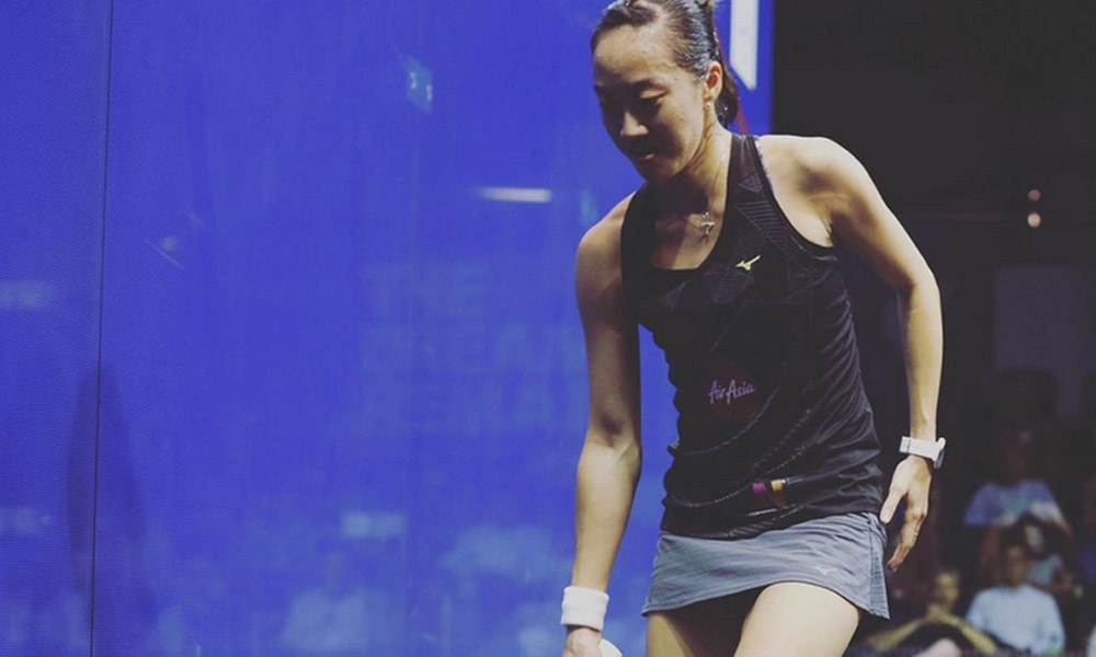Three months after knee surgery, squash player gets the boot