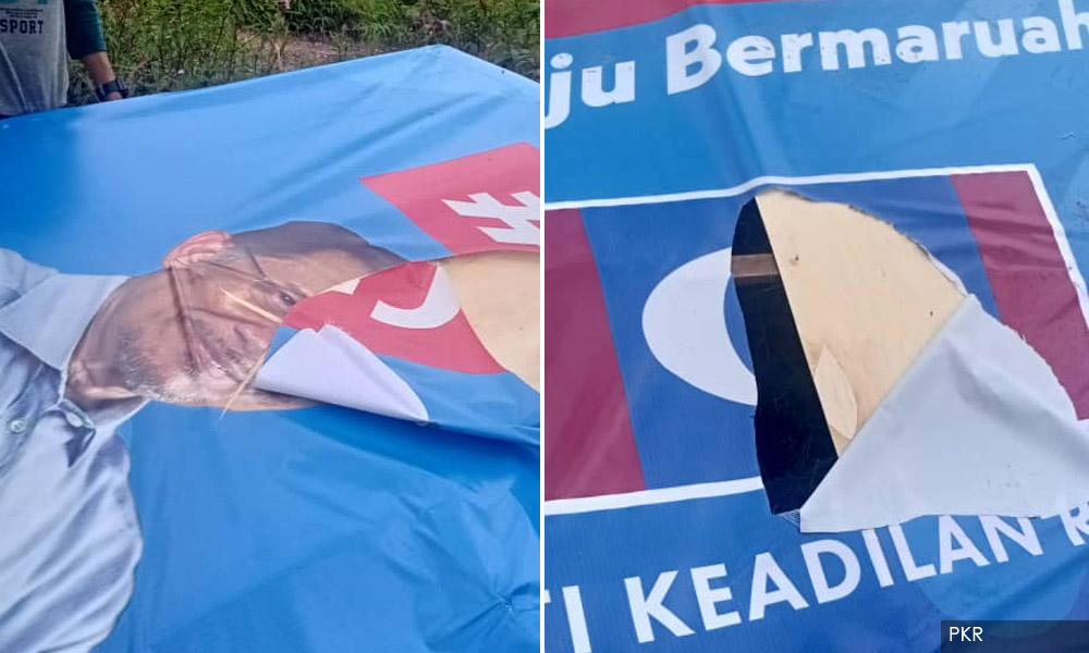 Parties in Johor polls hit by string of vandalism