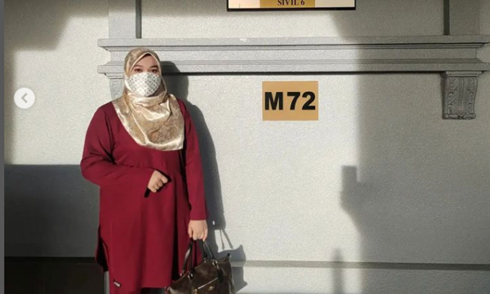 Lepas menang saman balu Abam bersedekah di surau