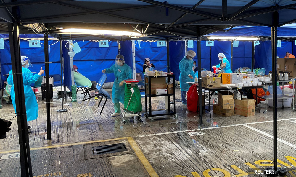 Hong Kong mortuaries hit capacity as Covid-19 deaths climb
