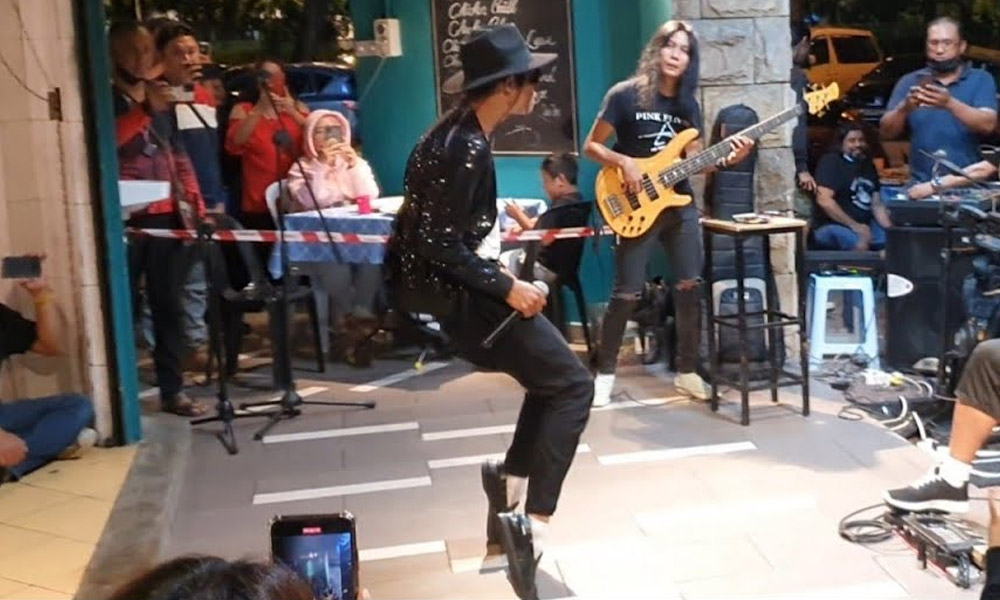 Ahmad Ebadey 'jelmaan' Michael Jackson dari Sabah