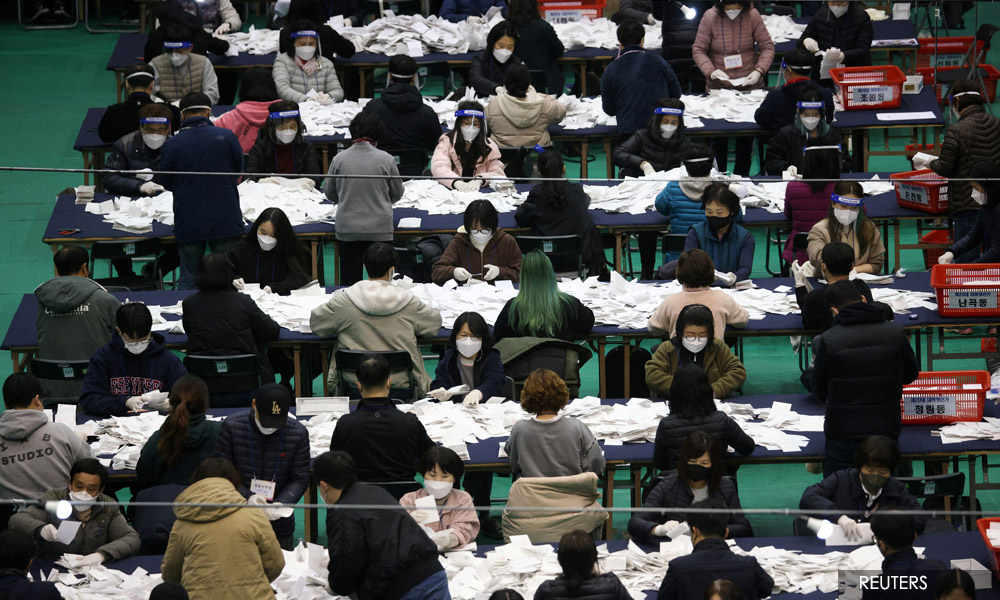Tectonic shift in S Korea politics as conservative outsider elected president