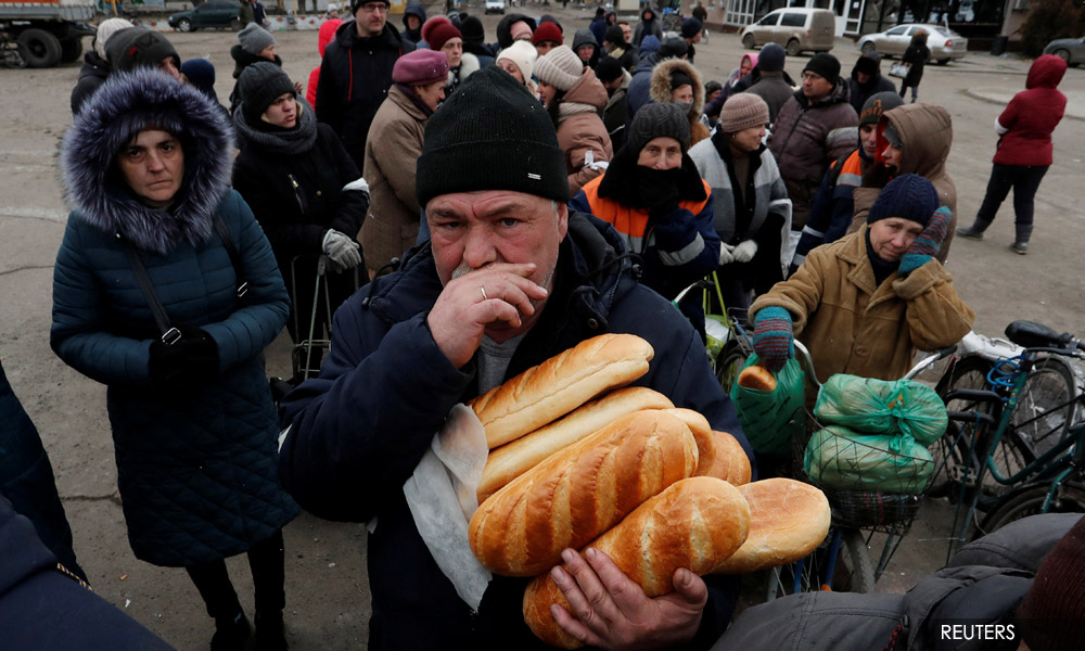 Lebih 9,000 penduduk dipindah dari Ukraine dalam 24 jam