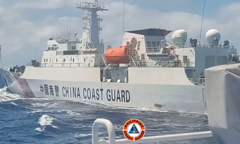Philippines slams Chinese ship's 'close distance manoeuvring' at Scarborough Shoal