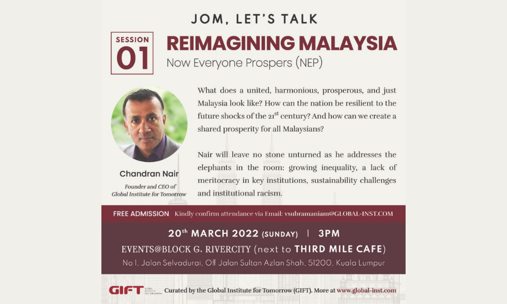 Jom, Let's Talk: Reimagining Malaysia