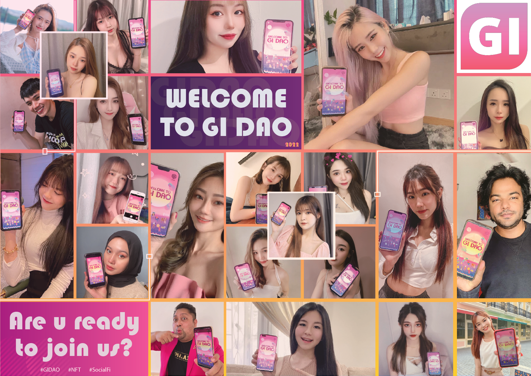 Signed with over 1,000 global influencers, GI DAO becomes the largest MCN platform in Metaverse