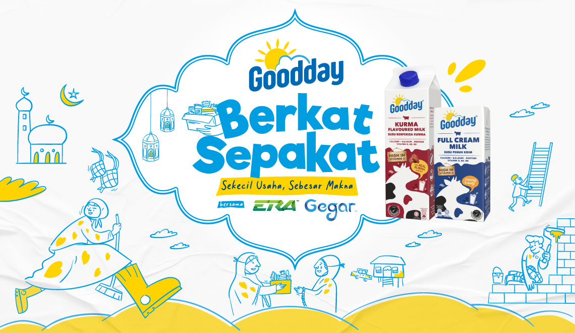 Goodday Milk encourages Malaysians to give their time or skills for a good cause during Ramadan