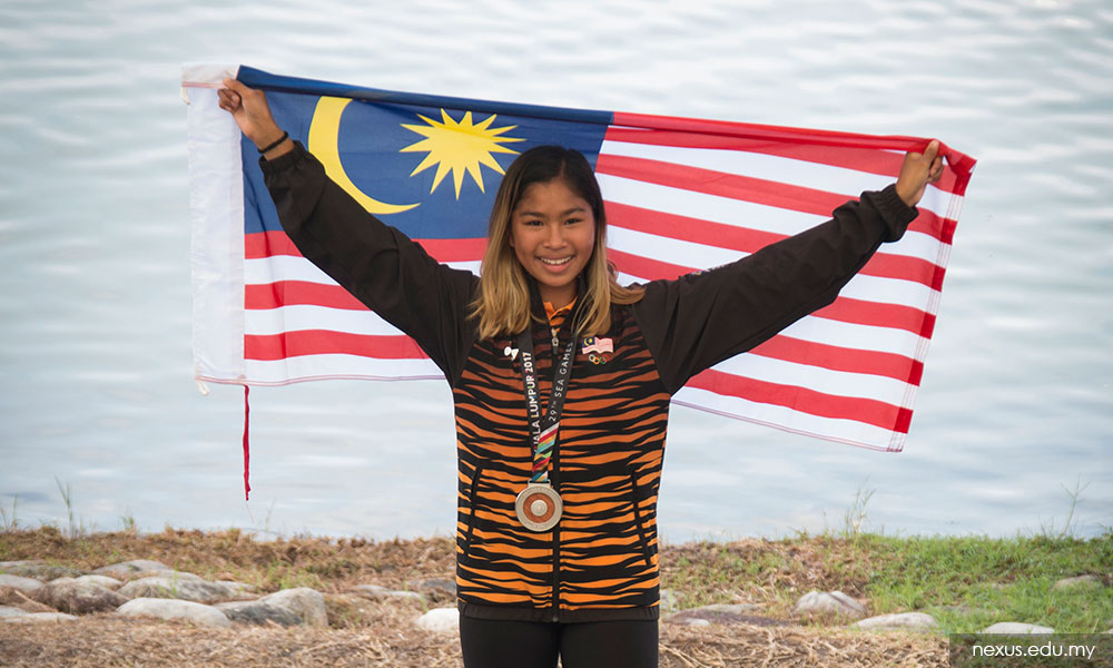 Aaliyah gondol empat pingat emas di Korea Selatan